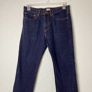 Dockers Jeans Mens 32x30 Dark Wash Cotton Classic Fit Denim Straight Leg DK1